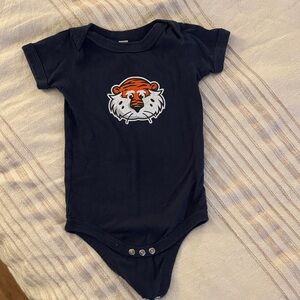 Navy Auburn Tiger Graphic Kids One Piece